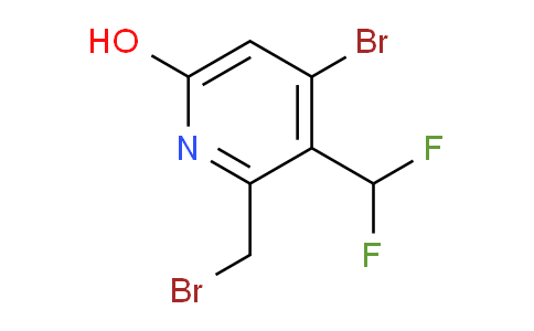 4-Bromo-2-(bromomethyl)-3-(difluoromethyl)-6-hydroxypyridine