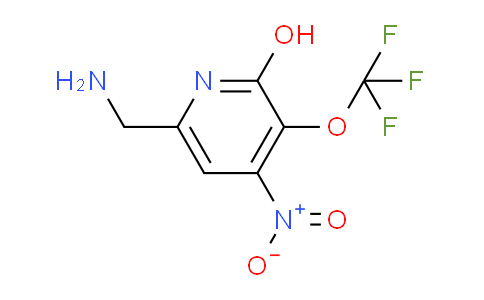 6-(Aminomethyl)-2-hydroxy-4-nitro-3-(trifluoromethoxy)pyridine