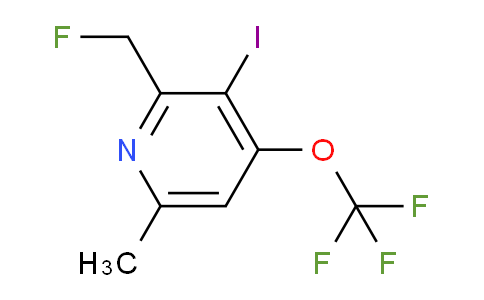 2-(Fluoromethyl)-3-iodo-6-methyl-4-(trifluoromethoxy)pyridine