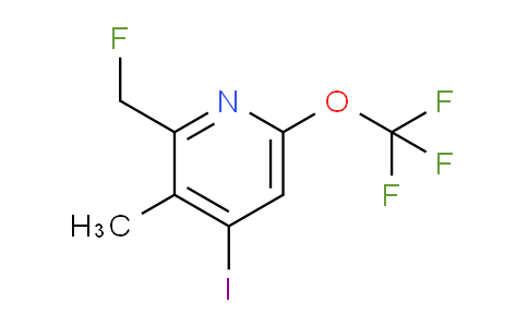 2-(Fluoromethyl)-4-iodo-3-methyl-6-(trifluoromethoxy)pyridine