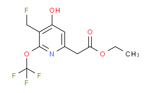 AM159041 | 1804476-74-1 | Ethyl 3-(fluoromethyl)-4-hydroxy-2-(trifluoromethoxy)pyridine-6-acetate