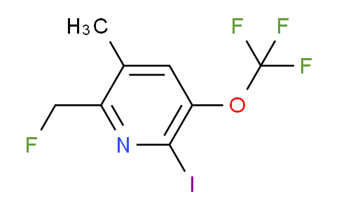 2-(Fluoromethyl)-6-iodo-3-methyl-5-(trifluoromethoxy)pyridine