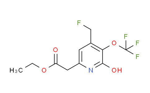 AM159047 | 1804476-81-0 | Ethyl 4-(fluoromethyl)-2-hydroxy-3-(trifluoromethoxy)pyridine-6-acetate