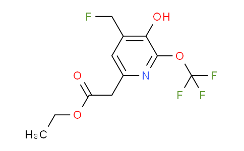 AM159051 | 1804775-57-2 | Ethyl 4-(fluoromethyl)-3-hydroxy-2-(trifluoromethoxy)pyridine-6-acetate