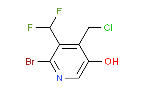 AM15906 | 1806856-08-5 | 2-Bromo-4-(chloromethyl)-3-(difluoromethyl)-5-hydroxypyridine