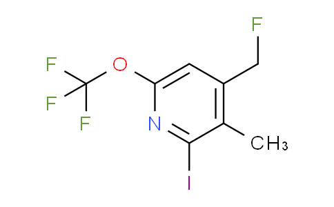 4-(Fluoromethyl)-2-iodo-3-methyl-6-(trifluoromethoxy)pyridine