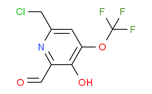 6-(Chloromethyl)-3-hydroxy-4-(trifluoromethoxy)pyridine-2-carboxaldehyde