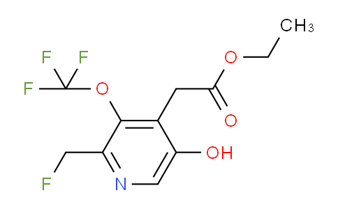 AM159076 | 1804364-38-2 | Ethyl 2-(fluoromethyl)-5-hydroxy-3-(trifluoromethoxy)pyridine-4-acetate