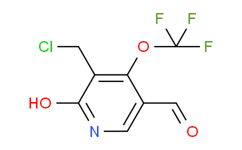 3-(Chloromethyl)-2-hydroxy-4-(trifluoromethoxy)pyridine-5-carboxaldehyde