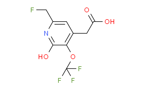 6-(Fluoromethyl)-2-hydroxy-3-(trifluoromethoxy)pyridine-4-acetic acid
