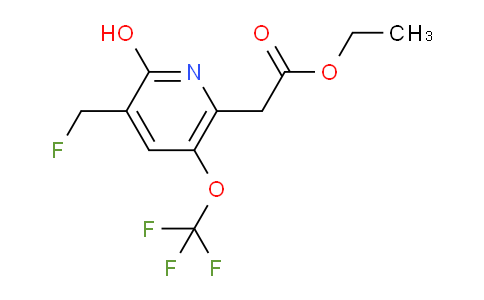AM159086 | 1804364-67-7 | Ethyl 3-(fluoromethyl)-2-hydroxy-5-(trifluoromethoxy)pyridine-6-acetate