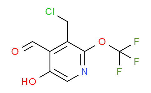 3-(Chloromethyl)-5-hydroxy-2-(trifluoromethoxy)pyridine-4-carboxaldehyde