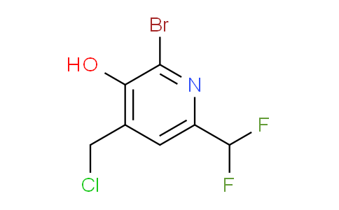 2-Bromo-4-(chloromethyl)-6-(difluoromethyl)-3-hydroxypyridine