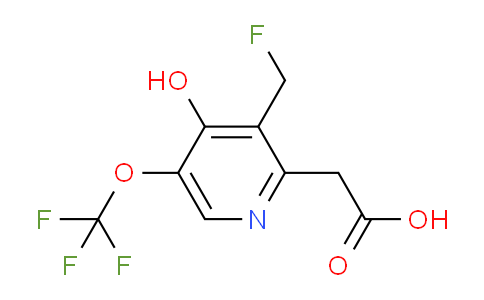 3-(Fluoromethyl)-4-hydroxy-5-(trifluoromethoxy)pyridine-2-acetic acid