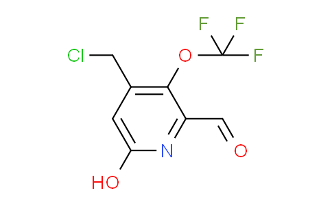 4-(Chloromethyl)-6-hydroxy-3-(trifluoromethoxy)pyridine-2-carboxaldehyde