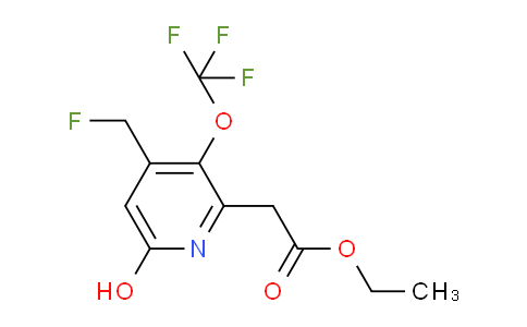 AM159102 | 1804775-52-7 | Ethyl 4-(fluoromethyl)-6-hydroxy-3-(trifluoromethoxy)pyridine-2-acetate