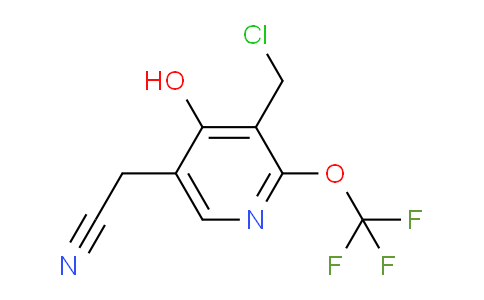 AM159105 | 1806160-44-0 | 3-(Chloromethyl)-4-hydroxy-2-(trifluoromethoxy)pyridine-5-acetonitrile