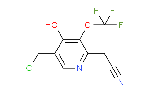 AM159108 | 1804359-79-2 | 5-(Chloromethyl)-4-hydroxy-3-(trifluoromethoxy)pyridine-2-acetonitrile