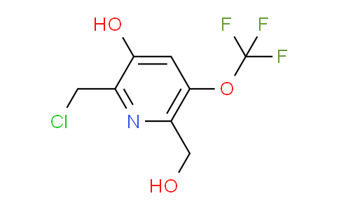 AM159117 | 1804833-66-6 | 2-(Chloromethyl)-3-hydroxy-5-(trifluoromethoxy)pyridine-6-methanol