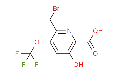 AM159128 | 1804835-90-2 | 2-(Bromomethyl)-5-hydroxy-3-(trifluoromethoxy)pyridine-6-carboxylic acid