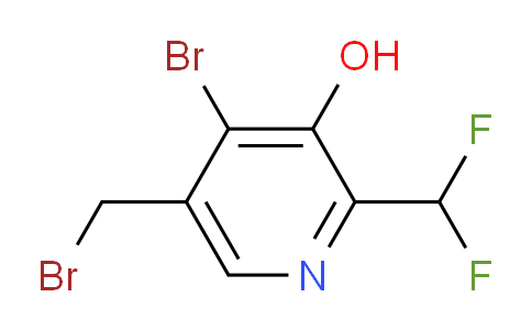 4-Bromo-5-(bromomethyl)-2-(difluoromethyl)-3-hydroxypyridine