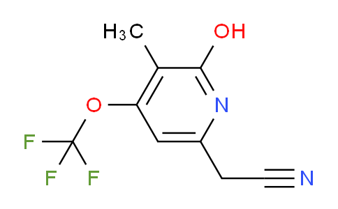 AM159142 | 1804434-78-3 | 2-Hydroxy-3-methyl-4-(trifluoromethoxy)pyridine-6-acetonitrile