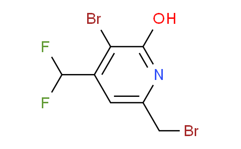 3-Bromo-6-(bromomethyl)-4-(difluoromethyl)-2-hydroxypyridine