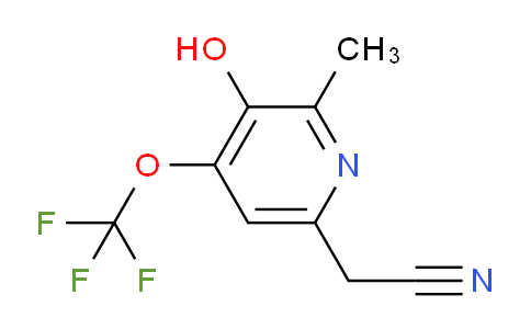 AM159157 | 1804318-45-3 | 3-Hydroxy-2-methyl-4-(trifluoromethoxy)pyridine-6-acetonitrile