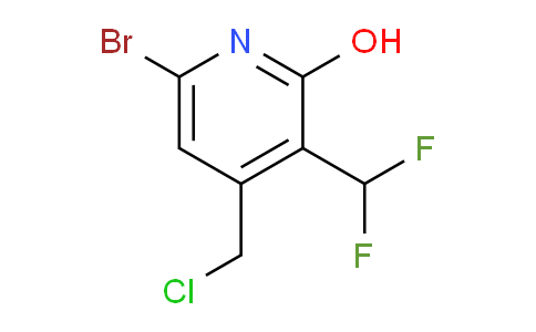 6-Bromo-4-(chloromethyl)-3-(difluoromethyl)-2-hydroxypyridine