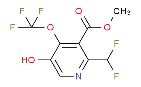 AM159179 | 1804344-31-7 | Methyl 2-(difluoromethyl)-5-hydroxy-4-(trifluoromethoxy)pyridine-3-carboxylate