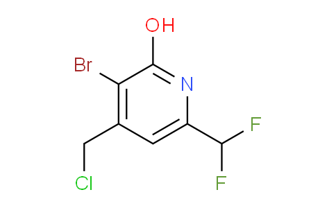 3-Bromo-4-(chloromethyl)-6-(difluoromethyl)-2-hydroxypyridine