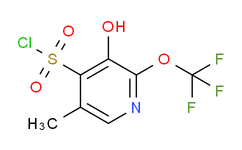 AM159190 | 1804621-22-4 | 3-Hydroxy-5-methyl-2-(trifluoromethoxy)pyridine-4-sulfonyl chloride