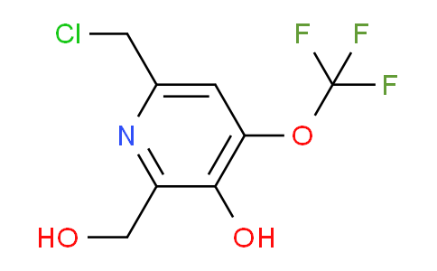 AM159198 | 1804637-80-6 | 6-(Chloromethyl)-3-hydroxy-4-(trifluoromethoxy)pyridine-2-methanol