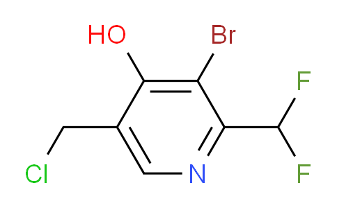 3-Bromo-5-(chloromethyl)-2-(difluoromethyl)-4-hydroxypyridine