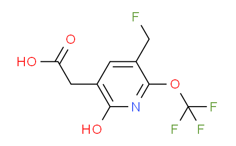 3-(Fluoromethyl)-6-hydroxy-2-(trifluoromethoxy)pyridine-5-acetic acid
