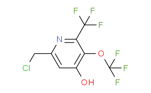 6-(Chloromethyl)-4-hydroxy-3-(trifluoromethoxy)-2-(trifluoromethyl)pyridine