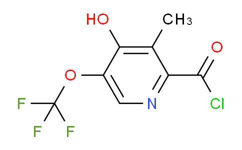 AM159223 | 1806264-50-5 | 4-Hydroxy-3-methyl-5-(trifluoromethoxy)pyridine-2-carbonyl chloride