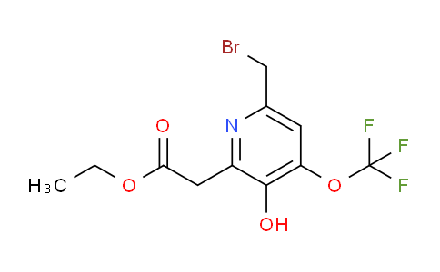 AM159249 | 1804479-93-3 | Ethyl 6-(bromomethyl)-3-hydroxy-4-(trifluoromethoxy)pyridine-2-acetate