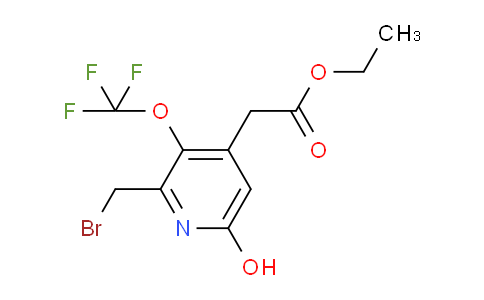 AM159251 | 1806738-93-1 | Ethyl 2-(bromomethyl)-6-hydroxy-3-(trifluoromethoxy)pyridine-4-acetate