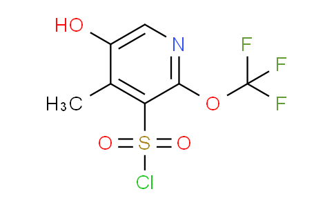 5-Hydroxy-4-methyl-2-(trifluoromethoxy)pyridine-3-sulfonyl chloride