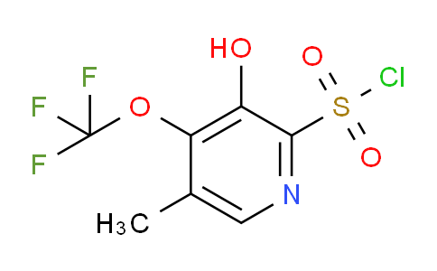 AM159255 | 1805965-51-8 | 3-Hydroxy-5-methyl-4-(trifluoromethoxy)pyridine-2-sulfonyl chloride