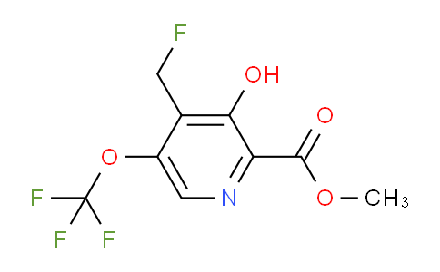 Methyl 4-(fluoromethyl)-3-hydroxy-5-(trifluoromethoxy)pyridine-2-carboxylate