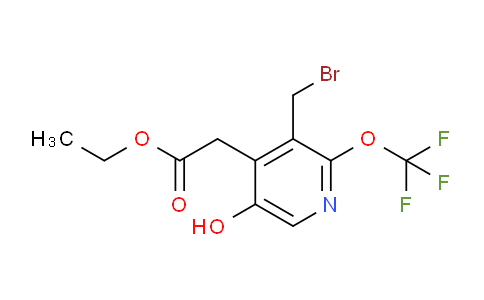 AM159270 | 1806266-65-8 | Ethyl 3-(bromomethyl)-5-hydroxy-2-(trifluoromethoxy)pyridine-4-acetate
