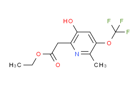 AM159275 | 1806180-72-2 | Ethyl 5-hydroxy-2-methyl-3-(trifluoromethoxy)pyridine-6-acetate