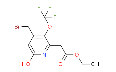 AM159276 | 1804354-20-8 | Ethyl 4-(bromomethyl)-6-hydroxy-3-(trifluoromethoxy)pyridine-2-acetate