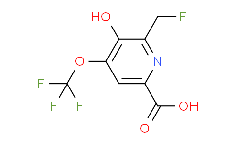 AM159278 | 1806731-23-6 | 2-(Fluoromethyl)-3-hydroxy-4-(trifluoromethoxy)pyridine-6-carboxylic acid
