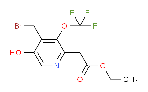 AM159280 | 1804777-18-1 | Ethyl 4-(bromomethyl)-5-hydroxy-3-(trifluoromethoxy)pyridine-2-acetate