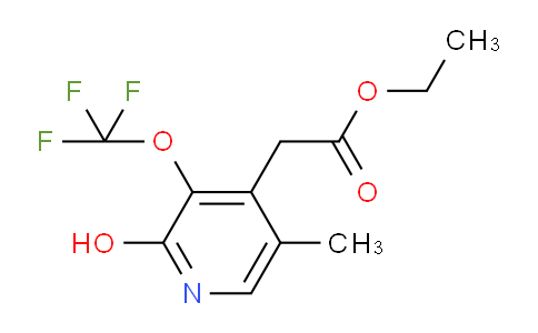 AM159299 | 1804843-14-8 | Ethyl 2-hydroxy-5-methyl-3-(trifluoromethoxy)pyridine-4-acetate