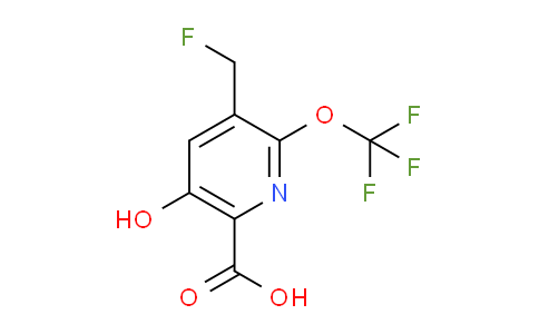 3-(Fluoromethyl)-5-hydroxy-2-(trifluoromethoxy)pyridine-6-carboxylic acid