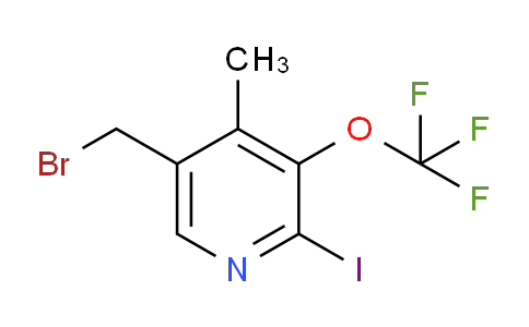 5-(Bromomethyl)-2-iodo-4-methyl-3-(trifluoromethoxy)pyridine